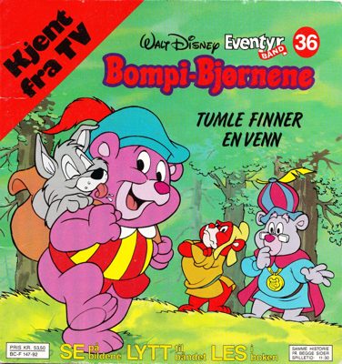Omslag for Bompibjørnene - Tumle finner en venn
